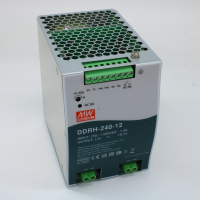 DDRH-240-12 DC-DC, 200.4Вт, вход 250…1500 В DC, выход 12В/16.7А, рег.выход 12…15В, изоляция 4000В DC, паралл.подключение, в кожухе на DIN-рейку, 85.5х125.2х129.2мм, -40...+85°С Mean Well pe567108 фото