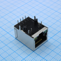 LPJ0011FBNL Разъем RJ-45 (розетка) угловой c индикацией на плату LINK-PP pe569412 фото