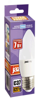 Лампа светодиодная PLED-SP 7Вт C37 свеча 5000К холод. бел. E27 560лм 230В 1027849-2 Jazzway pe576068 фото