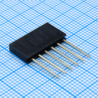 DS1023-30-1X6SF11-N-084 Гнездо на плату 1x6 конт., шаг 2.54 мм., длина 8.5мм CONNFLY pe523588 фото