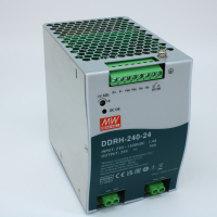 DDRH-240-24 DC-DC, 240Вт, вход 250…1500 В DC, выход 24В/10А, рег.выход 24…29В, изоляция 4000В DC, паралл.подключение, в кожухе на DIN-рейку, 85.5х125.2х129.2мм, -40...+85°С Mean Well pe567109 фото