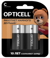 Элемент питания алкалиновый C/LR14 1.5В (блист. 2шт) Basic 5051004 Opticell pe664902 фото