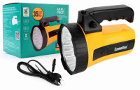 Фонарь аккумуляторный 35LED 29315 аккум. 6В 4А.ч 220В пластик. желт. (кор.) 10469 Camelion pe582982 фото