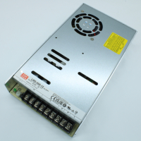 LRS-450-12 AC-DC, 450Вт, вход 90…264В AC (переключатель), 47…63Гц, выход 12В/37.5A, рег.вых=11.4…13.2В, изоляция 3000В AC, в кожухе 225х124х35мм, -25…+70°С Mean Well pe528455 фото