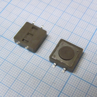 DTSM-21N-V-T/R Кнопка тактильная миниатюрная SMD 12*12* 4.3 / 0,05A/12Vdc DPT pe70727 фото