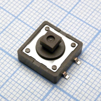 DTSM-24N-V-T/R Кнопка тактильная миниатюрная SMD 12*12* 7.3 / 0,05A/12Vdc DPT pe70728 фото