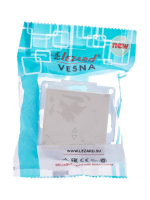 Переключатель проходной 1-кл. СП Vesna механизм крем. 742-0388-105 Lezard pe554824 фото