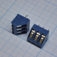 DG330-5.0-03P-12-00A(H) Винтовой клеммный блок c рельефной обоймой, 3 контакта. Серия DG330-5.0 Degson pe90697 фото