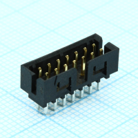 878311420 Разъем вилка в плату 14 контактов  2мм монтаж в отверстие туба Molex pe355657 фото