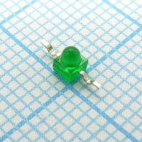 KM-27SGD-08 Светодиод smd 2,21х2,21мм/зеленый/568нм/2.6-10мкд/40° Kingbright pe110153 фото
