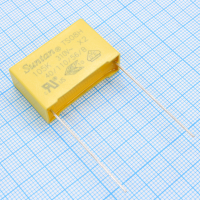 TS08H0A9105KAB0IJR Пленочный помехоподавляющий конденсатор X2, 1uF ±10%, 310VAC, радиальные выводы с шагом 27.5mm, (31.5 x 10.8 x 19.5mm) SUNTAN pe442441 фото