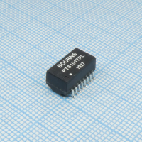 PT61017PEL Телекоммуникационный трансформатор 2(1CT:1CT) первичная обмотка 0.6Ом вторичная обмотка 1.1Ом, 16 загнутых выводов для поверхностного монтажа BOURNS pe385353 фото