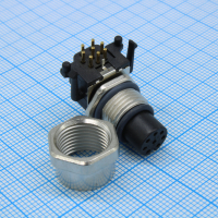MSAS-08PFFR-SF7003 Разъём круглый метрический M12 8 контактов AMPHENOL pe778569 фото