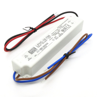 LPHC-18-700 AC-DC led, 17.5Вт, выход 6...25В/700мА, стаб. тока, IP67, вход 180…264В AC,  изоляция 3000В AC, в кожухе 140х30х20мм, -30…+70°С Mean Well pe138314 фото
