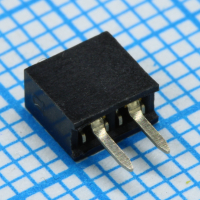 DS1026-01-1X2S8BV Гнездо на плату 1х2 конт., шаг 2.00мм, высота 4.3мм, позолоч. CONNFLY pe391242 фото
