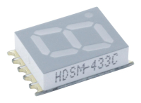 HDSM-283B Индикатор светодиодный SMD, 7мм, синий, общий катод Broadcom pe200525 фото