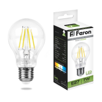 Лампа светодиодная LED 7вт Е27 белый FILAMENT 25570 Feron pe802125 фото