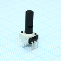 PTV09A-4225F-A503 Перем. резистор 50K, 1/20W, лин. хар-ка, пластмассовый вал со шлицом 25мм, ф6мм, вертикальные выводы BOURNS pe426061 фото