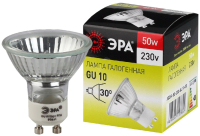 Лампа галогенная GU10-JCDR (MR16) -50W-230V ЭРА C0027386 Эра pe694093 фото
