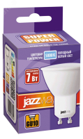Лампа светодиодная PLED-SP 7Вт PAR16 5000К холод. бел. GU10 520лм 230В 1033574 Jazzway pe575821 фото