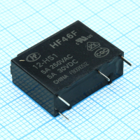 HF46F/12-HS1 Силовое реле катушка 12В 5А один контакт на замыкание HONGFA pe507726 фото