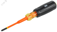 Отвертка диэлектрическая SLIM PZ1х80 Т3 ARMA2L 5 A2L5-SC31-T3-PZ-10-080 IEK pe713042 фото