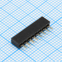 DS1026-01-1X8S8BV Разъем штыревой однорядный, розетка прямая на плату 8 контактов, шаг 2.0мм CONNFLY pe391250 фото