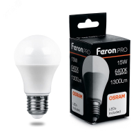 Лампа светодиодная LED 15вт Е27 дневной Feron.PRO 38037 Feron pe801875 фото