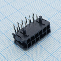 430451200 Прямоугольный разъем, Серия Micro-Fit 3.0 43045, 12 контакт(-ов), Штыревой Разъем, 3 мм Molex pe362579 фото
