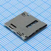 L-KLS1-SIM-098-H1.27-R Разъем держатель микро SIM карты (SMT) 6 контактов на плату KLS pe569172 фото