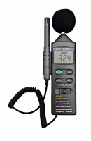 DT-8820 Многофункциональный тестер окружающей среды 4 в 1. Измерение уровня шума 35..130дБ ±3,5 дБ, освещенности: 0,1…20клк ±5%, влажности: 25…95%RH и температуры:−20…50°С±3%, термопара тип К −20…750° pe314964 фото