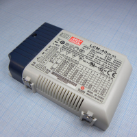 LCM-40 AC-DC, 42Вт, стабилизатор тока, вход 180…295В AC, 47…63Гц /254…417В DC, выход 350…1050мA/100…40В, ККМ, изоляция 3750В AC, в кожухе 123.5х81.5х23мм, -30…+60°С, димминг 0…10В и ШИМ Mean Well pe206933 фото