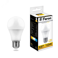 Лампа светодиодная LED 10вт Е27 теплый 25457 Feron pe801877 фото