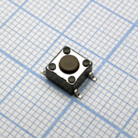 DTSM-61N-V-T/R Кнопка тактильная миниатюрная SMD (6*6*4.3) DPT pe81237 фото