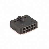 102387-1 Корпус разъема, Серия AMPMODU Mod IV, розетка, 10 вывод(-ов), 2.54 мм TE Connectivity pe331350 фото