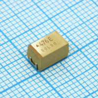 TAJE476K025RNJ Конденсатор танталовый твердотельный SMD типоразмер E, 25 В, 47 мкФ ±10%, 125°C KYOCERA-AVX pe141142 фото