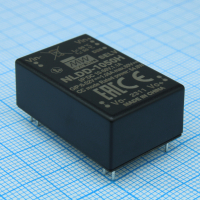 NLDD-1050H DC/DC LED понижающий, вход 10…56В, выход 6…52В/1.05А, КПД до 96%, вход On/Off/DIMM, 32.1x20.5x12.5мм, в плату, -40…50°C, пластик Mean Well pe550486 фото