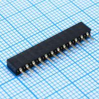 DS1026-01-1X12S8BV Гнездо на плату 1x12 конт., шаг 2.00мм, высота 4.3мм, позолоч. CONNFLY pe391254 фото