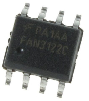 FAN3122CMX Высокоскоростной одиночный драйвер нижнего ключа, Uвых=4.5...18В, Iвых=9.7/-7.1А, КМОП-уровни, неинвертирующий ONS pe132439 фото