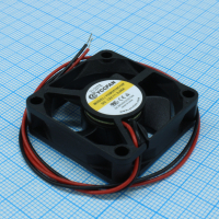 YDM3510C12F Вентилятор 12В 35х35x10 C, 0.6Вт, 7000 об/мин, 7.75м3/час, 22.24дБ, подшипник скольжения CycleSeal, тип вывода - провод YCCFAN pe526935 фото