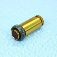 PY04-10T Розетка на кабель 10pin без кожуха POL-SUN pe424279 фото