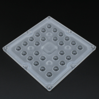 ALHB100D28LED90G Групповая линза на 28 светодиодов , диаграмма 90° , 100x100мм, PC ASAHI OPTICS pe820055 фото