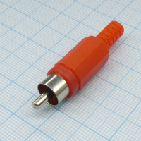 RP-405-R-EN RCA штекер кабельный, разъем типа 