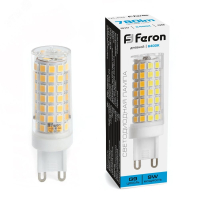 Лампа светодиодная LED 9вт 230в G9 дневной капсульная 38148 Feron pe802136 фото