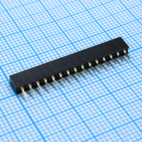 DS1026-01-1X15S8BV Гнездо на плату 1x15 конт., шаг 2.00мм, высота 4.3мм, позолоч. CONNFLY pe522840 фото