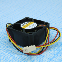 YDD4020C12F Вентилятор 12В 40х40x20 C, 1.92Вт, 9500 об/мин, 20м3/час, 34.2дБ, подшипник скольжения CycleSeal, сигнальный провод FG, тип вывода - провод с коннектором YCCFAN pe526937 фото