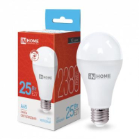Лампа светодиодная LED-A65-VC 25Вт грушевидная 6500К холод. бел. E27 2380лм 230В 4690612024103 IN HOME pe575577 фото