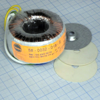 58-0032-018-S Тороидальный трансформатор 32ВА 230В 18В 1,778A (70x36мм) TALEMA pe122713 фото