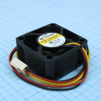 YDD4020C24F Вентилятор 24В 40х40x20 C, 2.4Вт,  9500 об/мин, 20м3/час, 34.2дБ, подшипник скольжения CycleSeal, сигнальный вывод FG, тип вывода-провод с коннектором YCCFAN pe526938 фото
