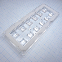 CS14263_HB-IP-2X6-WWW Групповая линза 2x6 на 12 светодиодов LG Innotek серии LEMWA33X, индустриальная диаграмма 98°, эфф=94%, 173x71,4x11,4мм LEDIL pe158554 фото